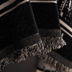 Modern Couch Protector Blanket Woven Chenille Sofa Cover Throw with Artistic Grid - Ornate Home