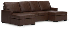 Modern Day Coffee 3-Piece Sectional with Double Chaise - Ornate Home
