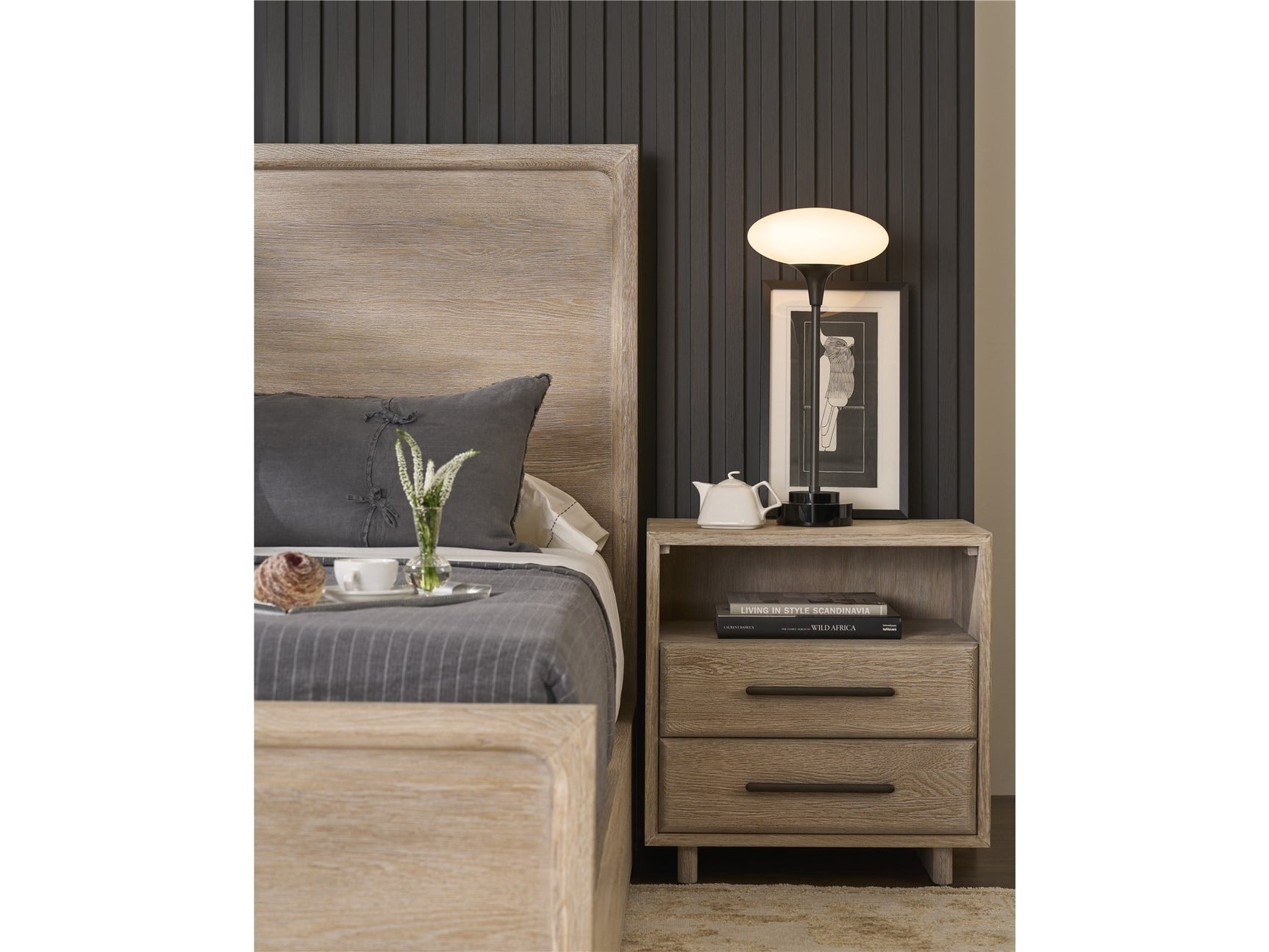 Modern Desert King Panel Bed - Ornate Home
