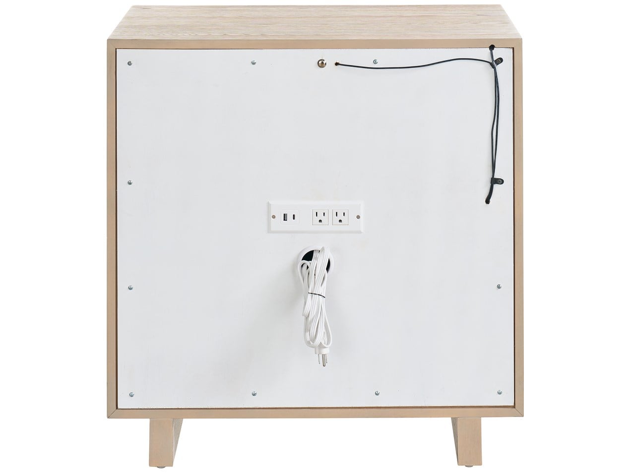 Modern Desert Open Storage Nightstand - Ornate Home