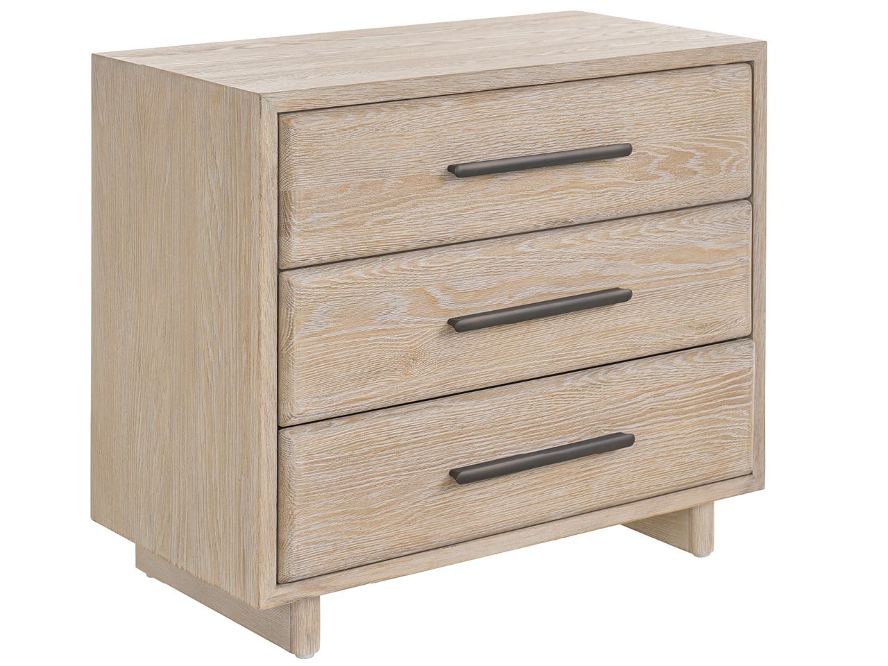 Modern Desert Three Drawer Nightstand - Ornate Home