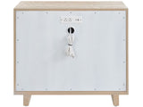 Modern Desert Three Drawer Nightstand - Ornate Home