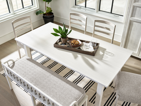 Modern Farmhouse Picket Fence Kitchen Table - Ornate Home