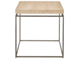 Modern Farmhouse Rustic Natural Oak End Table - Ornate Home