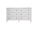 Modern Farmhouse Rustic Oak 6 Drawer Dresser - Ornate Home