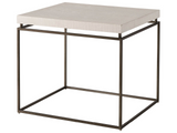 Modern Farmhouse Rustic Oak End Table - Ornate Home