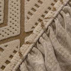 Modern Geometric Jacquard Sofa Slipcover, High Stretch 1-Piece Textured Couch Cover - Ornate Home