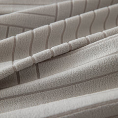 Modern Geometric Jacquard Spandex Slipcover, High Stretch Form Fitting Couch Cover - Ornate Home
