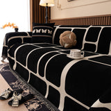Modern Geometric Sofa Cover Decorative Couch Throw Blanket Furniture Protector - Ornate Home