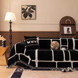 Modern Geometric Sofa Cover Decorative Couch Throw Blanket Furniture Protector - Ornate Home