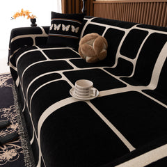 Modern Geometric Sofa Cover Decorative Couch Throw Blanket Furniture Protector - Ornate Home