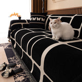 Modern Geometric Sofa Cover Decorative Couch Throw Blanket Furniture Protector - Ornate Home