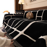 Modern Geometric Sofa Cover Decorative Couch Throw Blanket Furniture Protector - Ornate Home