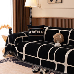 Modern Geometric Sofa Cover Decorative Couch Throw Blanket Furniture Protector - Ornate Home