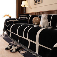 Modern Geometric Sofa Cover Decorative Couch Throw Blanket Furniture Protector - Ornate Home