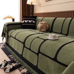 Modern Geometric Sofa Cover Decorative Couch Throw Blanket Furniture Protector - Ornate Home