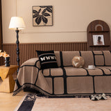 Modern Geometric Sofa Cover Decorative Couch Throw Blanket Furniture Protector - Ornate Home