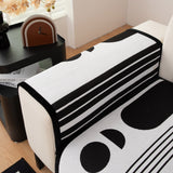 Modern Geometric Sofa Cover - Thick Woven, Pet Friendly, Stylish Couch Protector - Ornate Home