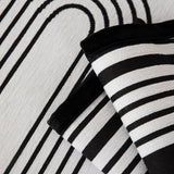 Modern Geometric Sofa Cover - Thick Woven, Pet Friendly, Stylish Couch Protector - Ornate Home