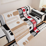 Modern Geometric Sofa Cover - Thick Woven, Pet Friendly, Stylish Couch Protector - Ornate Home