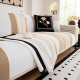 Modern Geometric Sofa Cover - Thick Woven, Pet Friendly, Stylish Couch Protector - Ornate Home