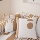 Modern Geometric Sofa Cover - Thick Woven, Pet Friendly, Stylish Couch Protector - Ornate Home