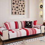 Modern Geometric Sofa Cover - Thick Woven, Pet Friendly, Stylish Couch Protector - Ornate Home