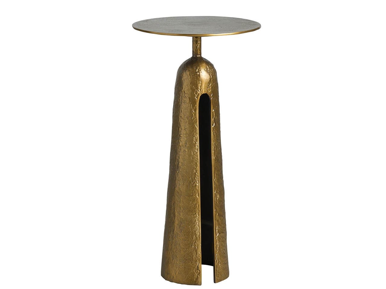 Modern Gold Metal Martini Table - Ornate Home