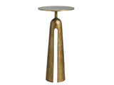 Modern Gold Metal Martini Table - Ornate Home