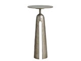 Modern Graphite Metal Martini Table - Ornate Home