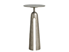 Modern Graphite Metal Martini Table - Ornate Home