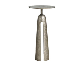 Modern Graphite Metal Martini Table - Ornate Home