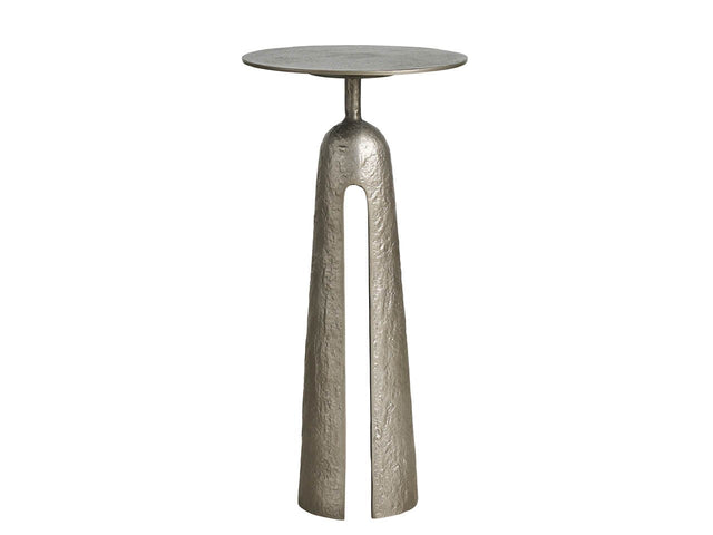 Modern Graphite Metal Martini Table - Ornate Home