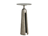 Modern Graphite Metal Martini Table - Ornate Home