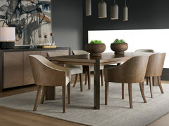 Modern Haze Walnut Dining Table - Ornate Home