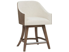 Modern Haze Walnut Swivel Counter Chair - Ornate Home