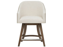 Modern Haze Walnut Swivel Counter Chair - Ornate Home