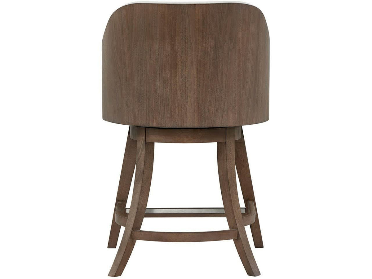 Modern Haze Walnut Swivel Counter Chair - Ornate Home
