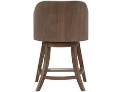 Modern Haze Walnut Swivel Counter Chair - Ornate Home