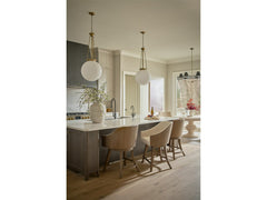 Modern Haze Walnut Swivel Counter Chair - Ornate Home