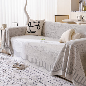 Modern Light Luxury Silky Smooth Couch Throw Protector, Washable Furniture Protector - Ornate Home