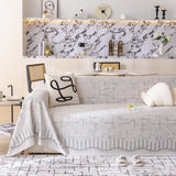 Modern Light Luxury Silky Smooth Couch Throw Protector, Washable Furniture Protector - Ornate Home