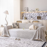 Modern Light Luxury Silky Smooth Couch Throw Protector, Washable Furniture Protector - Ornate Home