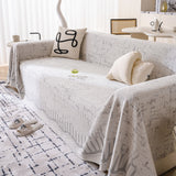 Modern Light Luxury Silky Smooth Couch Throw Protector, Washable Furniture Protector - Ornate Home