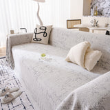 Modern Light Luxury Silky Smooth Couch Throw Protector, Washable Furniture Protector - Ornate Home