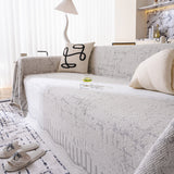 Modern Light Luxury Silky Smooth Couch Throw Protector, Washable Furniture Protector - Ornate Home
