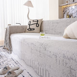 Modern Light Luxury Silky Smooth Couch Throw Protector, Washable Furniture Protector - Ornate Home