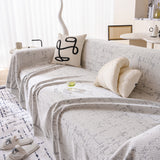 Modern Light Luxury Silky Smooth Couch Throw Protector, Washable Furniture Protector - Ornate Home