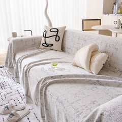 Modern Light Luxury Silky Smooth Couch Throw Protector, Washable Furniture Protector - Ornate Home