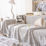 Modern Light Luxury Silky Smooth Couch Throw Protector, Washable Furniture Protector - Ornate Home